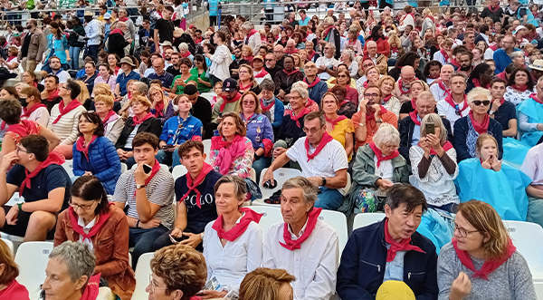La délégation diocésaine de l'Hérault bien présente au stade Vélodrome