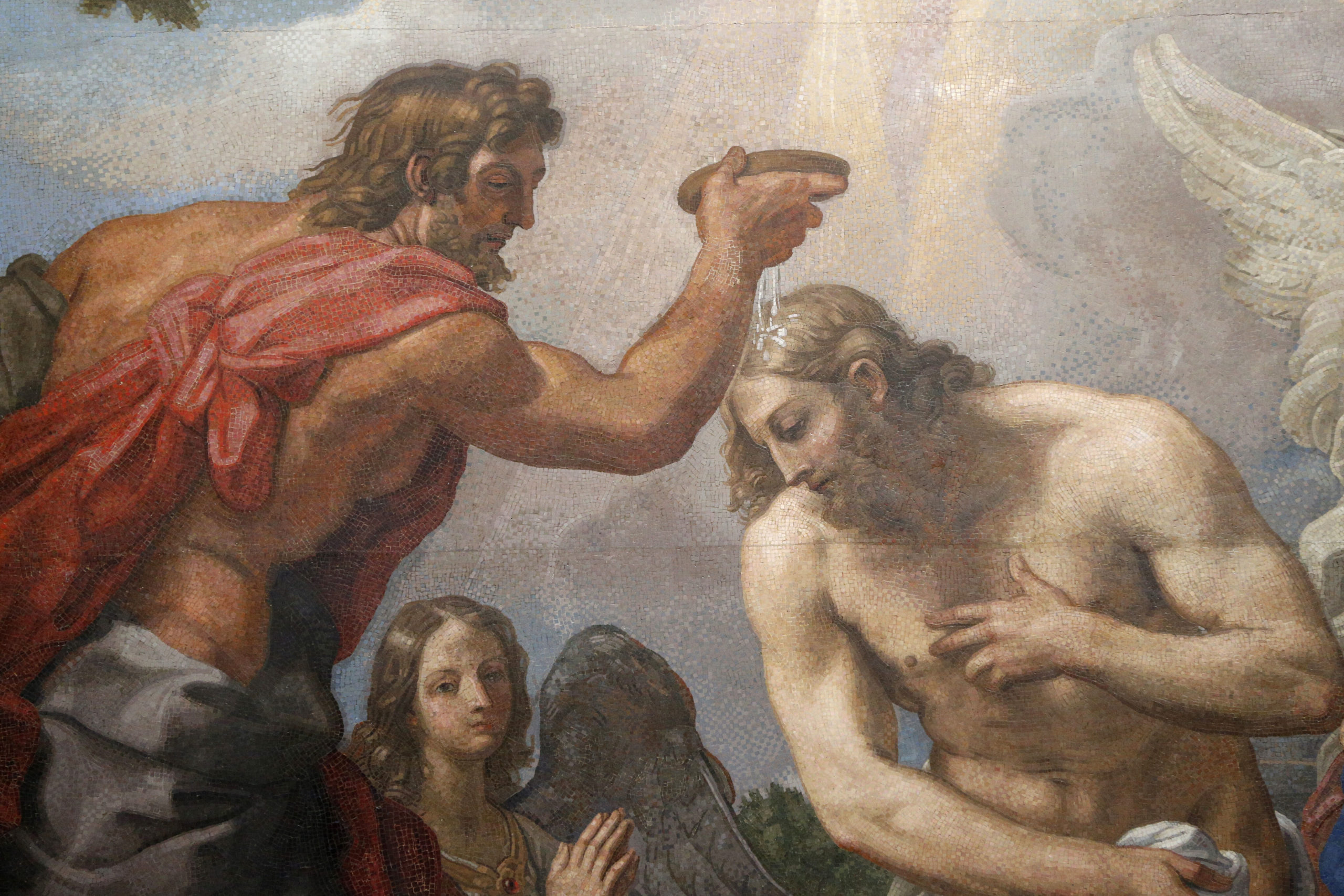 Baptism of Jesus. Raphael. St. Peter's Basilica.
