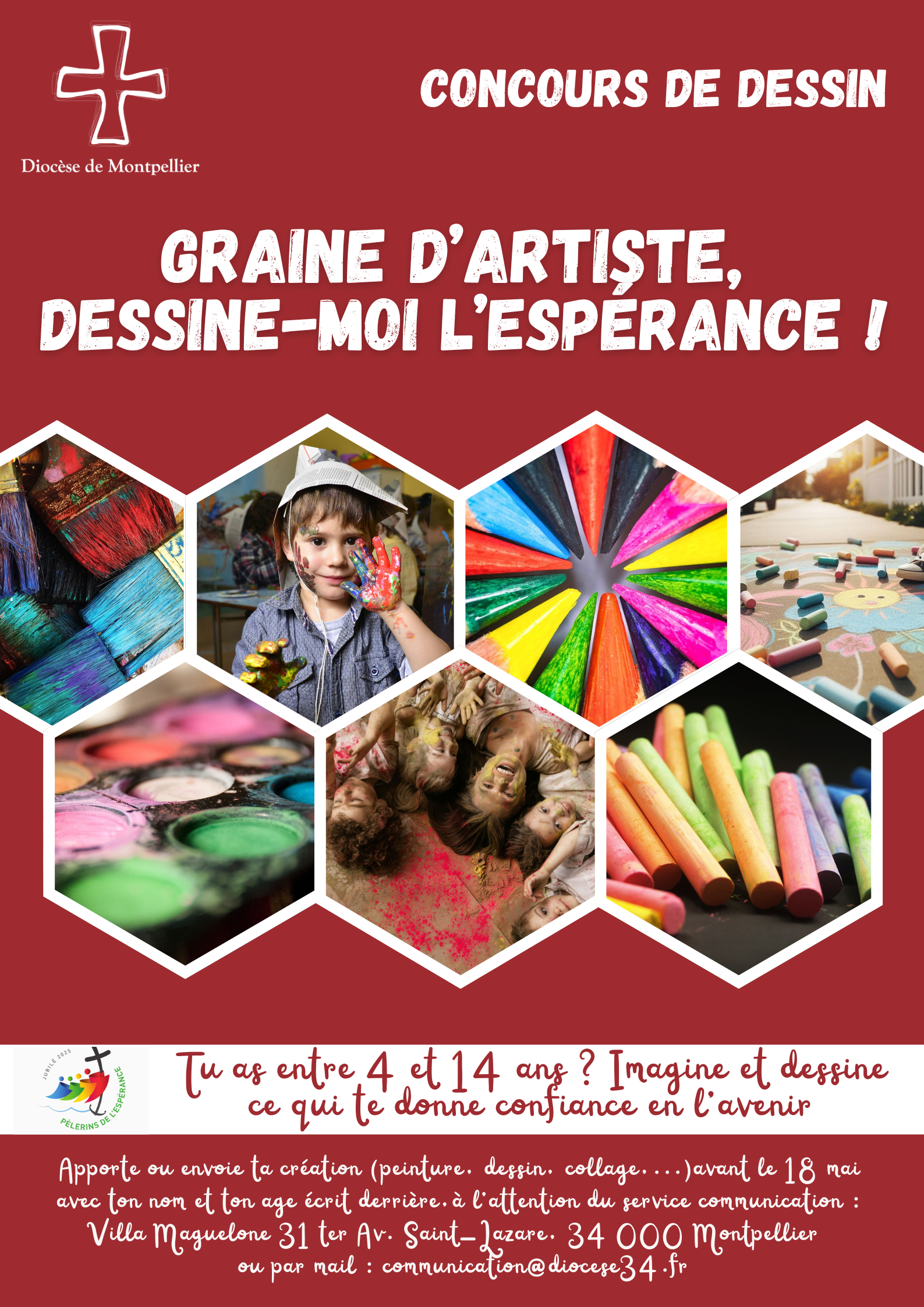 Tu as entre 4 et 14 ans Imagine et dessine ce qui te donne confiance en l’avenir(1)