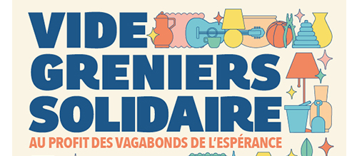 Vide-greniers solidaire des 7 et 8 mars 2026